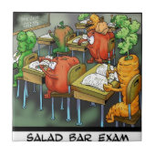 Salad Bar Exam Funny Tegeltje (Voorkant)