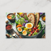 Salad Bar Restaurant Visitekaartje (Achterkant)