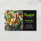 Salad Bar Restaurant Visitekaartje (Voorkant)