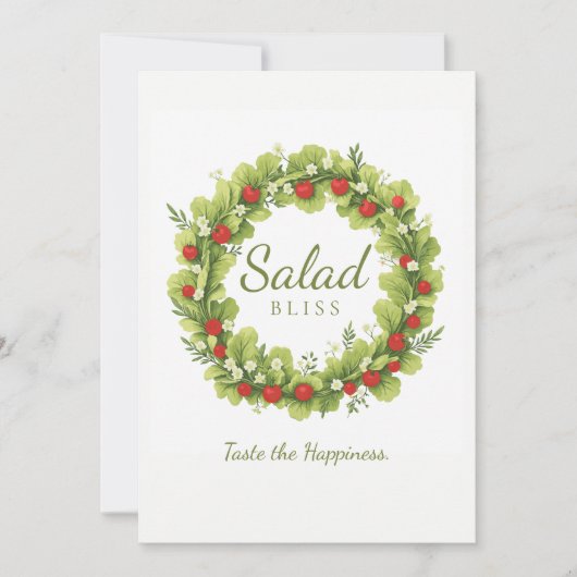 Salad Bliss Kaart (Voorkant)