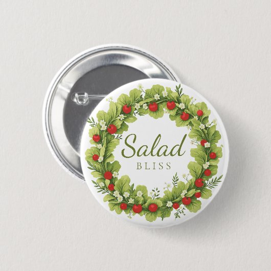 Salad Bliss Ronde Button 5,7 Cm (Voorkant /achterkant)