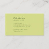 Salad Bliss Visitekaartje (Achterkant)