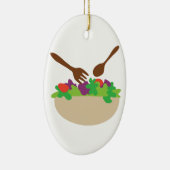 Salad Bowl Keramisch Ornament (Rechts)