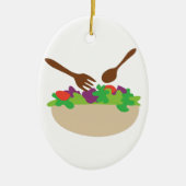 Salad Bowl Keramisch Ornament (Voorkant)