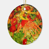 Salad Brite Keramisch Ornament (Links)