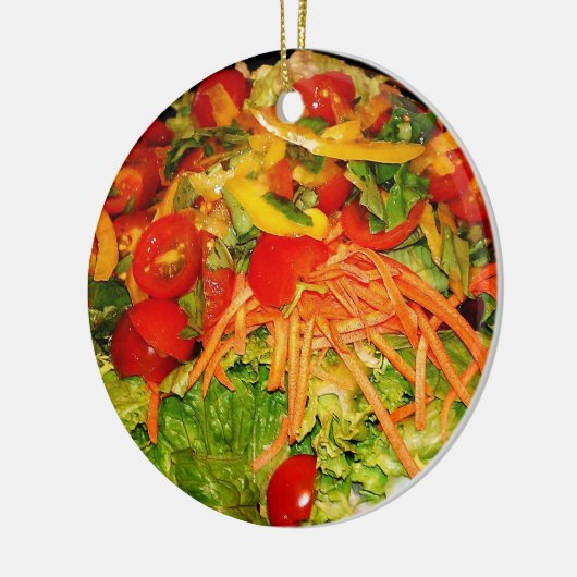 Salad Brite Keramisch Ornament (Links)