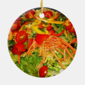 Salad Brite Keramisch Ornament (Achterkant)