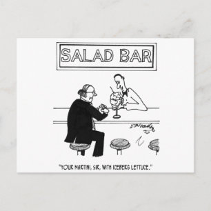 Salad Cartoon 4257 Briefkaart