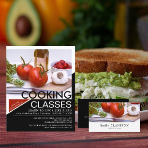 Salad Display, Koken, Klassen Adverteren Flyer