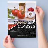 Salad Display, Koken, Klassen Adverteren Flyer (Hand)