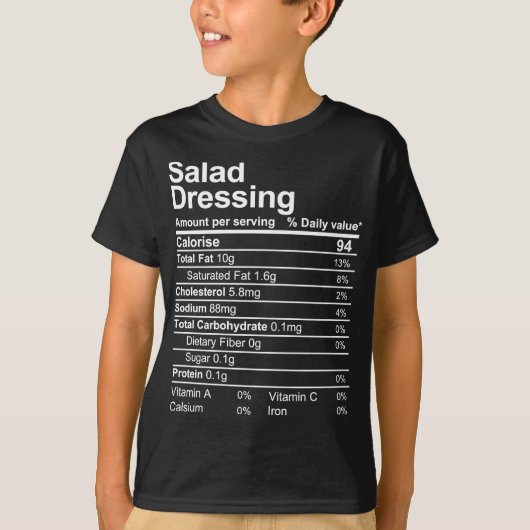 Salad Dressing T-shirt (Voorkant)