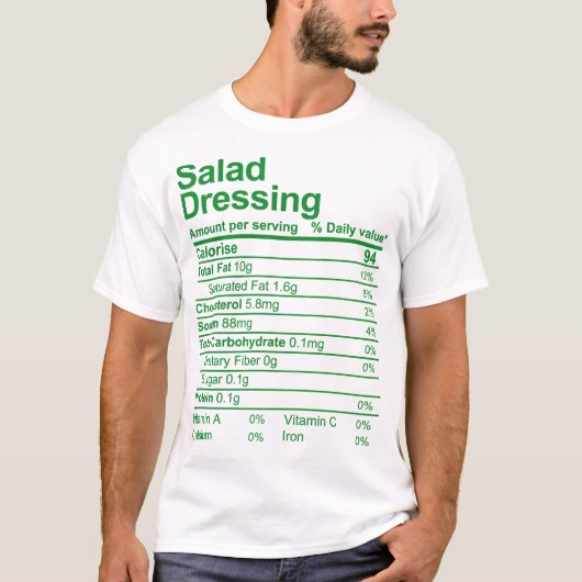 Salad Dressing T-shirt (Voorkant)