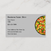 Salad Food Vegetarian Thema Visitekaartje (Voorkant)