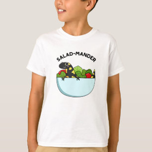 Salad-mander Funny Salamander Animal Pun T-shirt