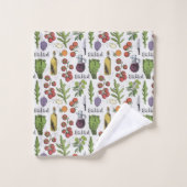 Salad Pattern-handdoekset Bad Handdoek (Wasdoekje)