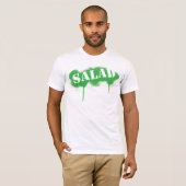 Salad Tagged (gemonteerd t) - Groen/wit T-shirt (Voorkant volledig)