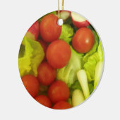 Salad Vegetables Custom Birthday Keramisch Ornament (Links)