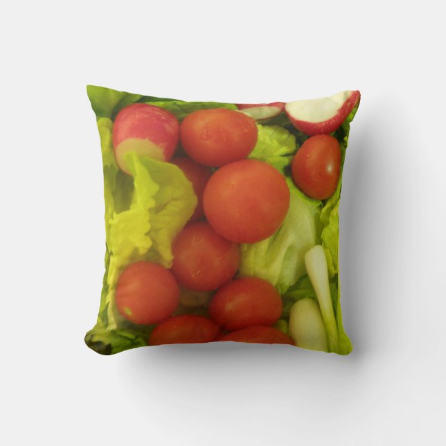 Salad Vegetables Pillow Kussen (Voorkant)