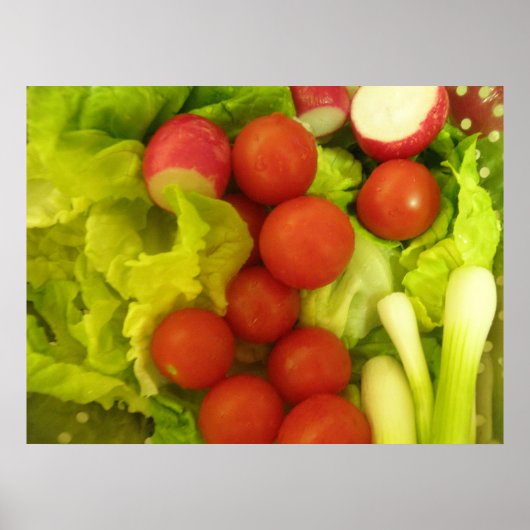 Salad Vegetables Print (Voorkant)