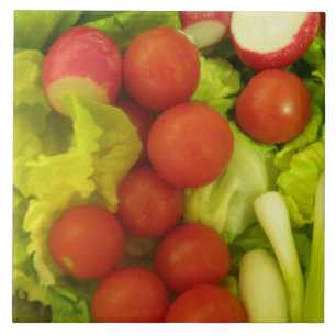 Salad Vegetables Tile Tegeltje