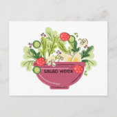 Salad Week Briefkaart (Voorkant)