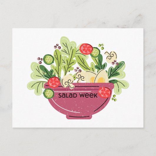 Salad Week Briefkaart (Voorkant)
