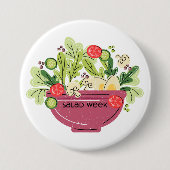 Salad Week Ronde Button 7,6 Cm (Voorkant)