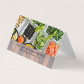 Saladbar | culinair visitekaartje (Voorkant)