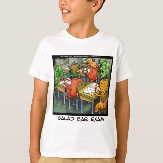 Salade Bar Examen Grappig T-shirt (Voorkant)
