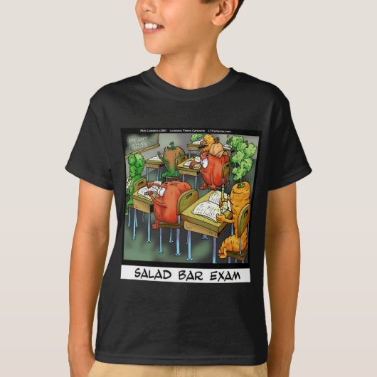 Salade Bar Examen Grappig T-shirt (Voorkant)
