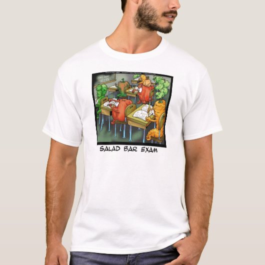 Salade Bar Examen Grappig T-shirt (Voorkant)