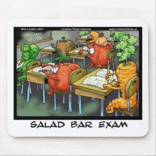 Salade Bar Examen Grappige Cadeaus T-shirts Kaarte Muismat