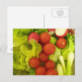 Salade Groenten Briefkaart (Voorkant / Achterkant)