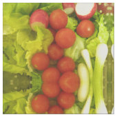 Salade Groenten Geblokt Ambachtstof Stof (Close Up)