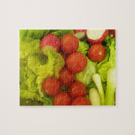 Salade Groenten Puzzel (Horizontaal)