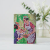 Salade Hats collage Briefkaart (Staand voorkant)