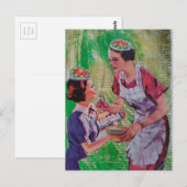 Salade Hats collage Briefkaart (Voorkant / Achterkant)