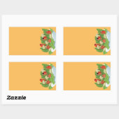 Salade stickers voor voedingsproducten (Vel)