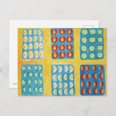 Salade voorbereiding schilderij briefkaart (Voorkant / Achterkant)