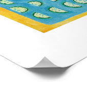 Salade voorbereiding schilderij poster (Hoek)