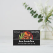 Saladebak Catering Restaurant Eetservice Visitekaartje (Staand voorkant)