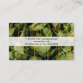 Saladebar | Chef | Keukenbenodigdheden Visitekaartje (Achterkant)