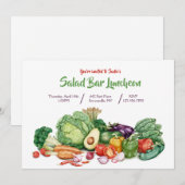 Saladebar Kaart (Voorkant / Achterkant)