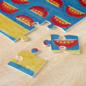 Saladebereiding Schilderij Legpuzzel (Zijkant)