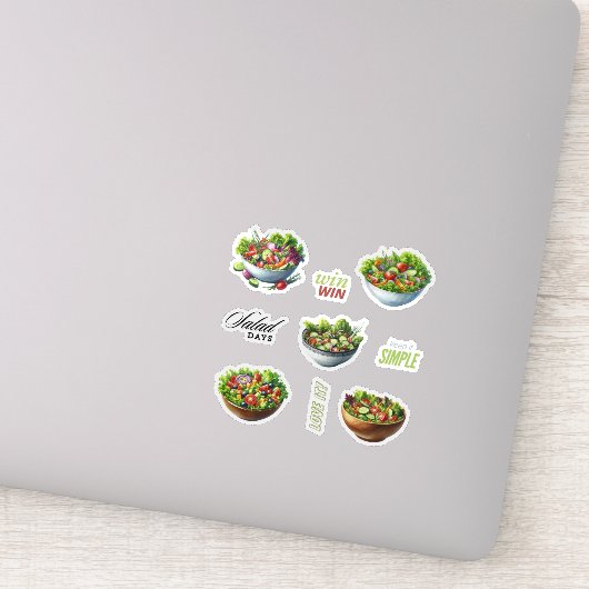 Saladekommen Sticker (Detail)