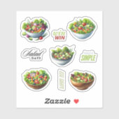 Saladekommen Sticker (Vel)