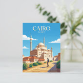 Saladin Citadel Egypte Briefkaart (Staand voorkant)