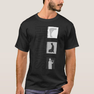 Salah Muslim Praating Arabic Islamic Prayer Ramada T-shirt