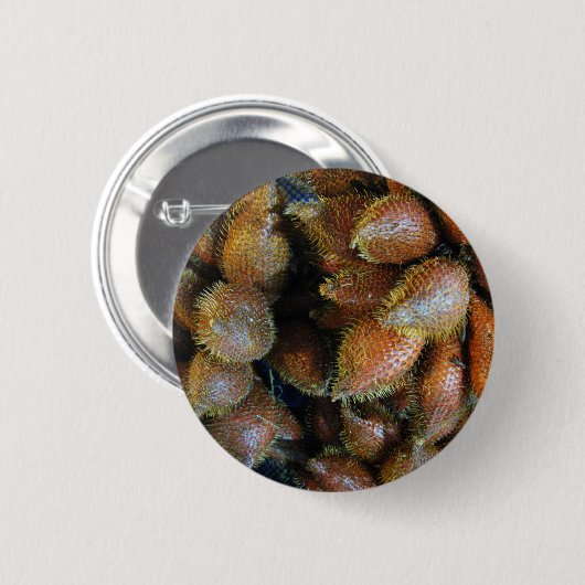 Salak [Slangenfruit] Ronde Button 5,7 Cm (Voorkant /achterkant)