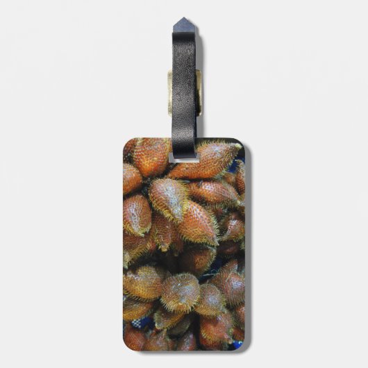 Salak [Snake Fruit] Bagagelabel (Achterkant verticaal)